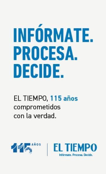 Imagen promocional del especial Legado 115 años de EL TIEMPO. Muestra un foro en vivo con dos voceros conversando en escenario, logos institucionales y detalles del plan de inversión del evento. Imagen promocional del especial Legado 115 años de EL TIEMPO. Muestra un foro en vivo con dos voceros conversando en escenario, logos institucionales y detalles del plan de inversión del evento.